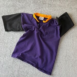 Vintage Halbro Colorblock Rugby Shirt by Rugby Imports Made in U.S.A. Men's 38